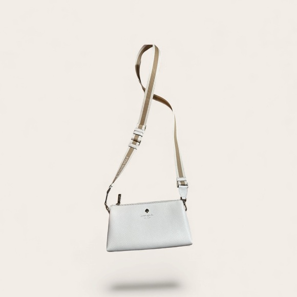 kate spade Handbags - NWT $298 Kate Spade White Crossbody Bag